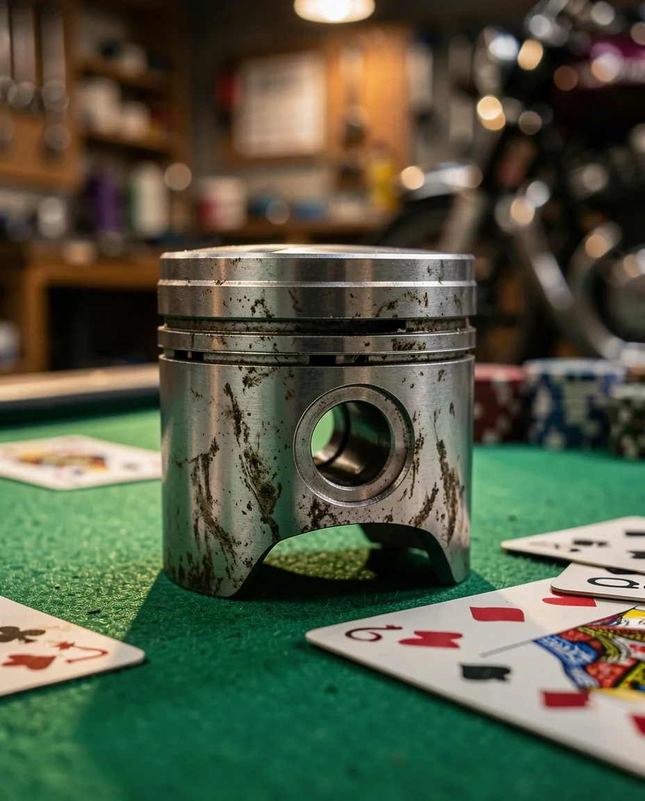Détail mécanique et accessoires de jeu à La Véloriua