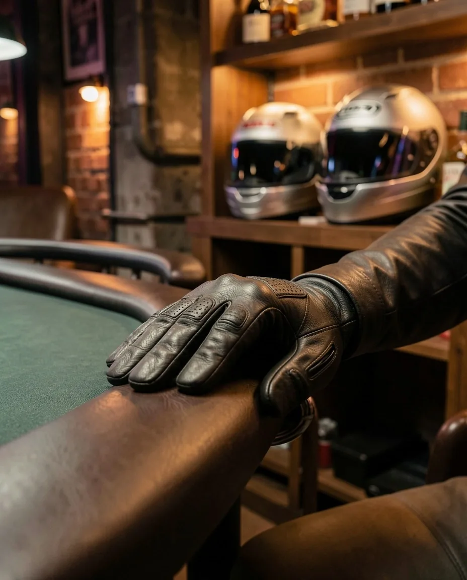Table de poker feutrée au club La Véloriua
