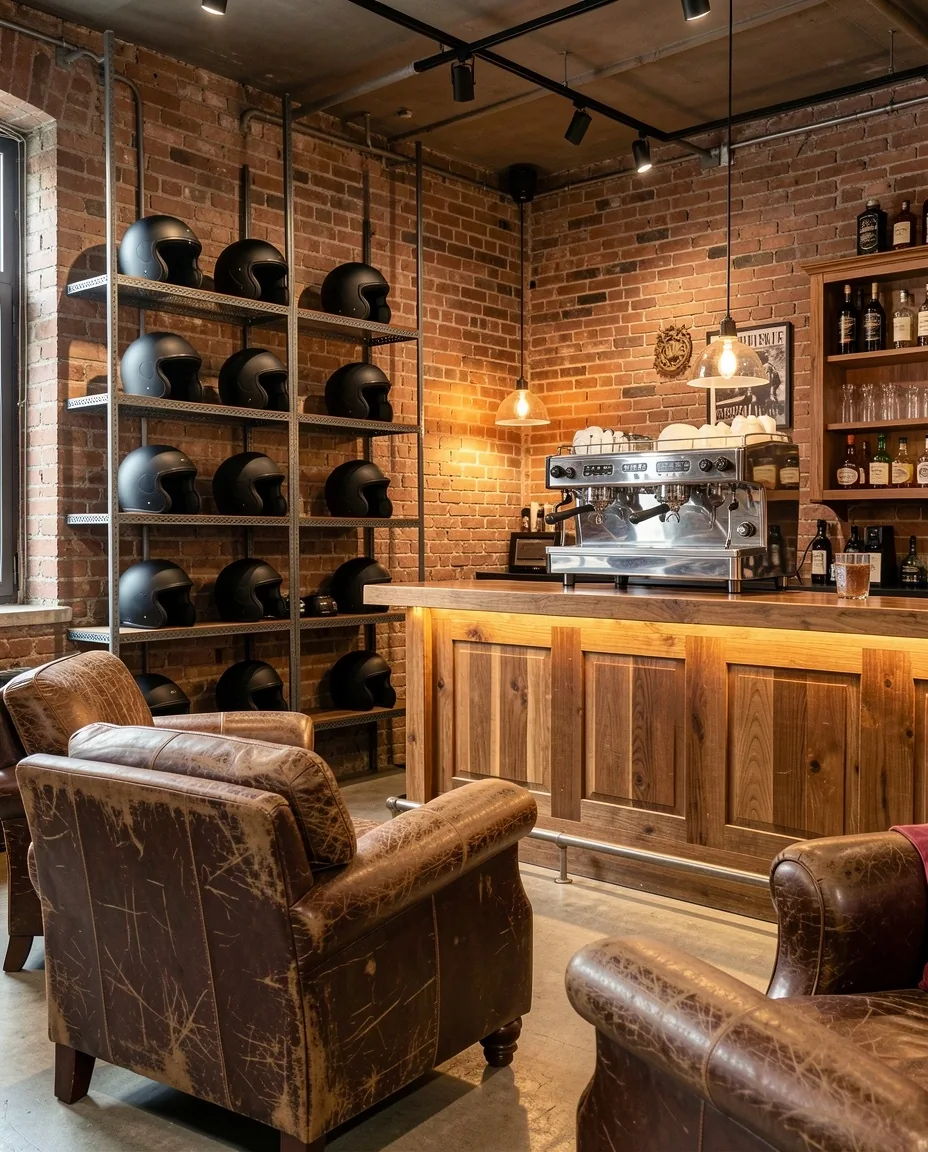 Zone lounge et café La Véloriua à Metz