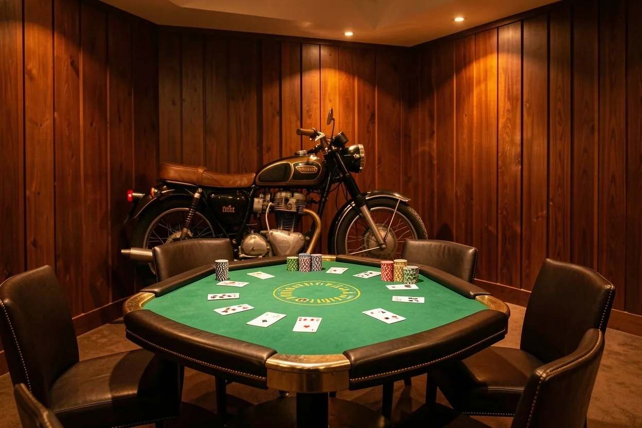 Salon de poker privé La Véloriua pour les membres du club