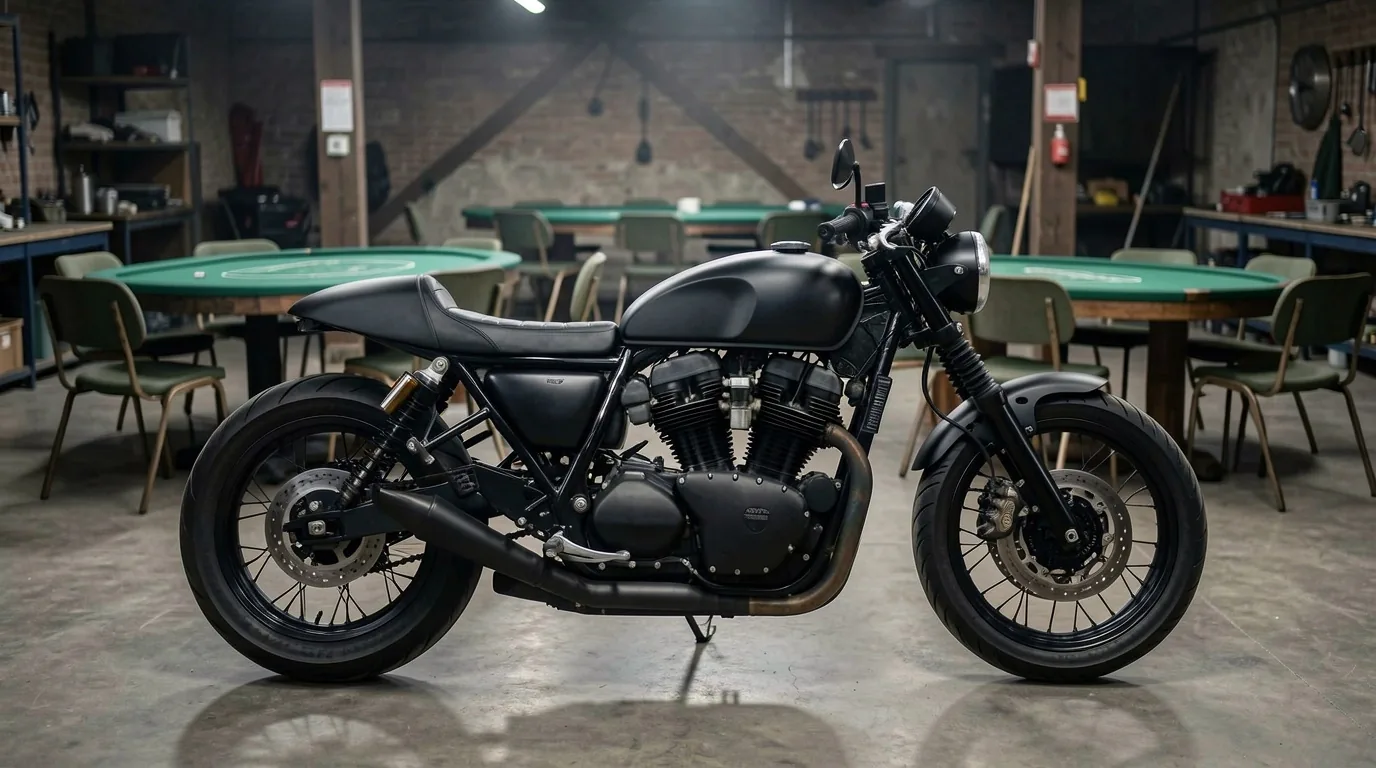 Atelier moto et club de poker La Véloriua à Metz