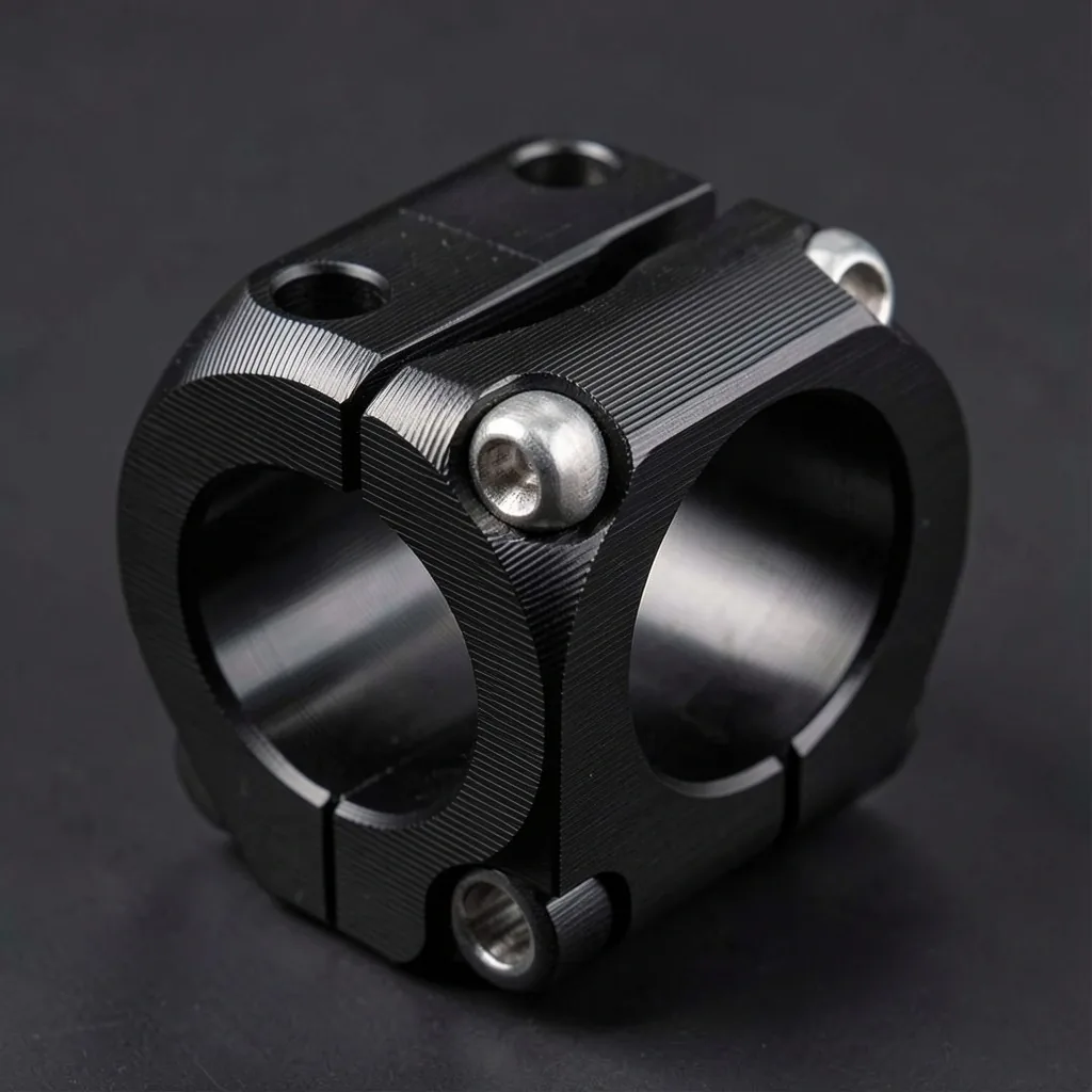 Pièce aluminium taillée dans la masse CNC