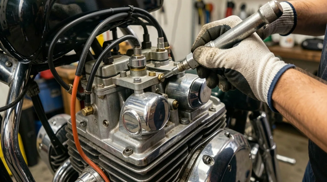 Réglage synchronisation carburateurs moto