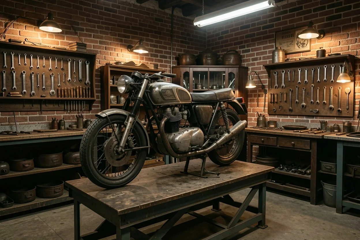 Atelier d'époque et racines de La Véloriua