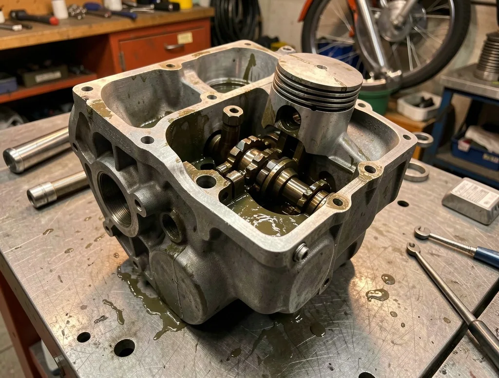 Restauration de bloc moteur moto à Metz